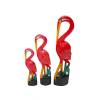 Set 3  flamingo lemn 50 cm