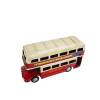Macheta  autobuz metal doubledecker 30cm B