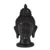 Cap Buddha rasina negru indian