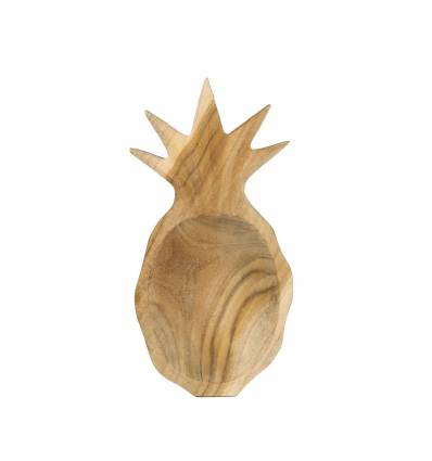 Fructiera lemn ananas 28cm